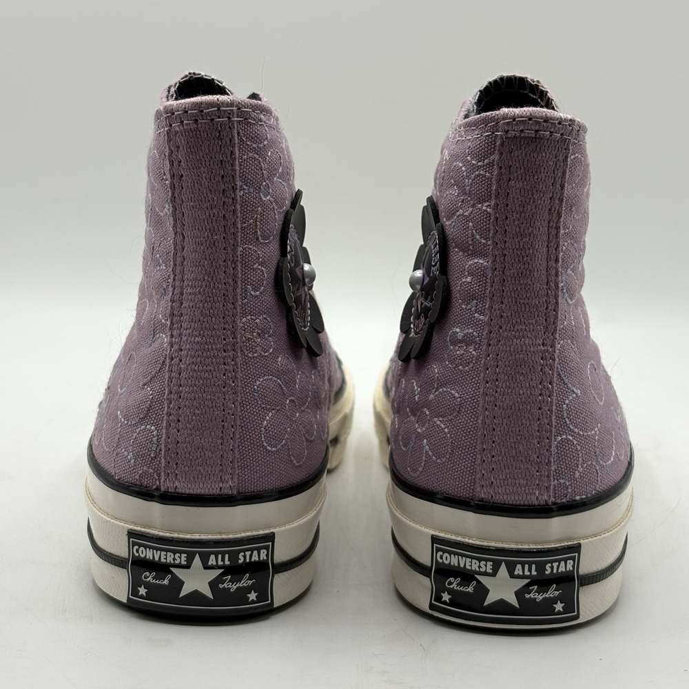 Converse Chuck 70 Gradient Flowers Hi‎ Top Sneakers Orchid Dust/Egret/Black Sz 6 - Picture 8 of 10